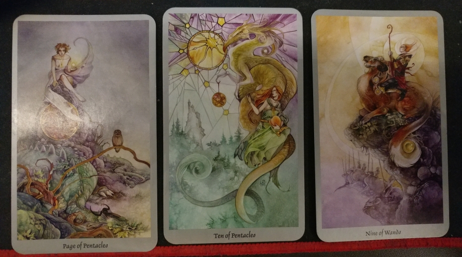 Photo of tarot spread